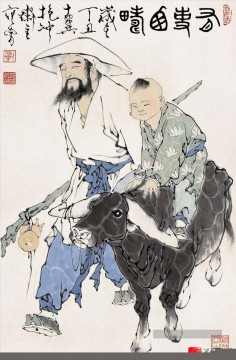  pere - Fangzeng père et son fils traditionnel